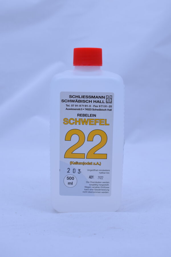 Abbildung ähnlich - Schwefel 22 - Laborbedarf - Kessler Zell Weinbautechnik